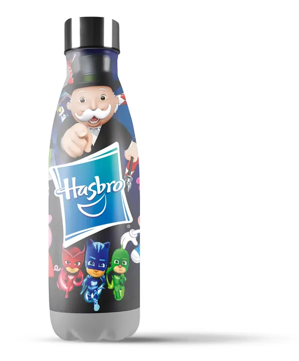 Hasbro gaming bottle wrap artwork