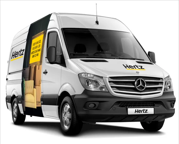 Hertz Sprinter van livery design