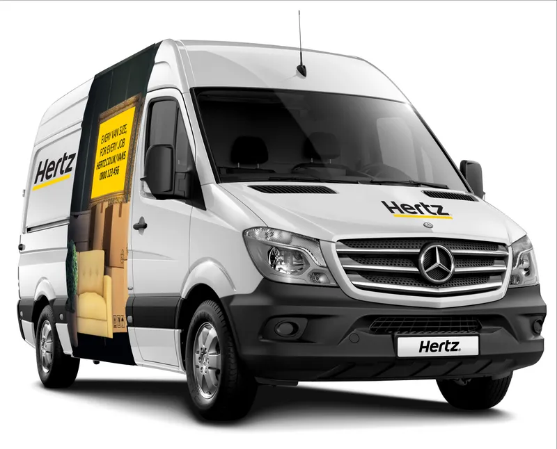 Hertz Sprinter van livery design