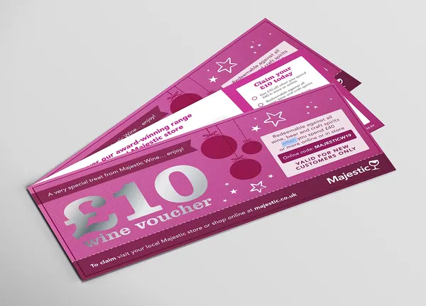 Majestic Wine promotional voucher