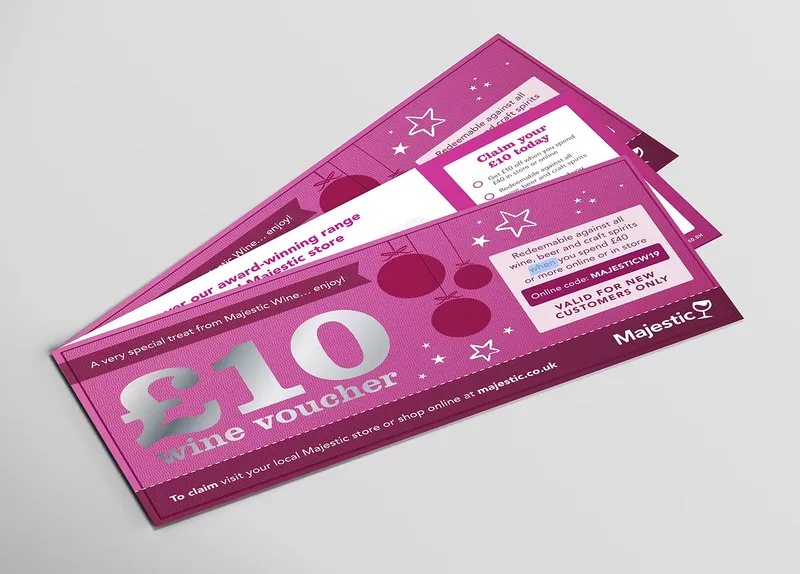 Majestic Wine promotional voucher