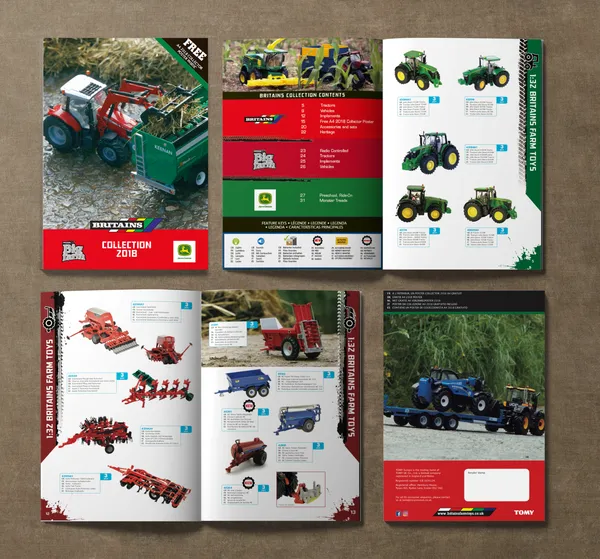 Britains brand pages from the Tomy retailer catalogue