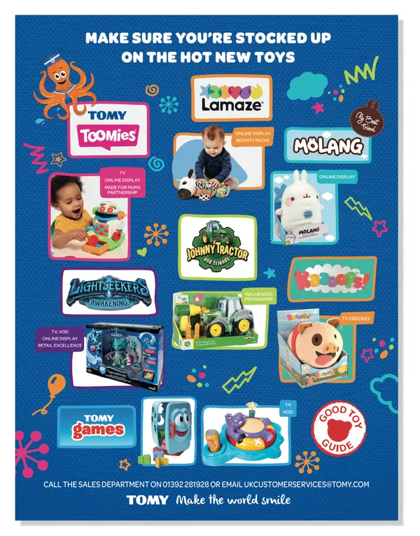 Tomy trade advertisement
