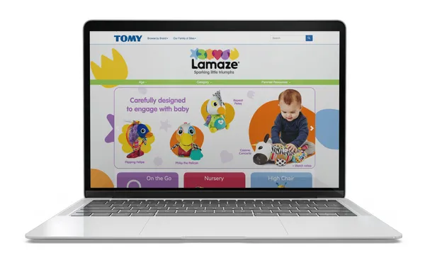 Lamaze homepage design